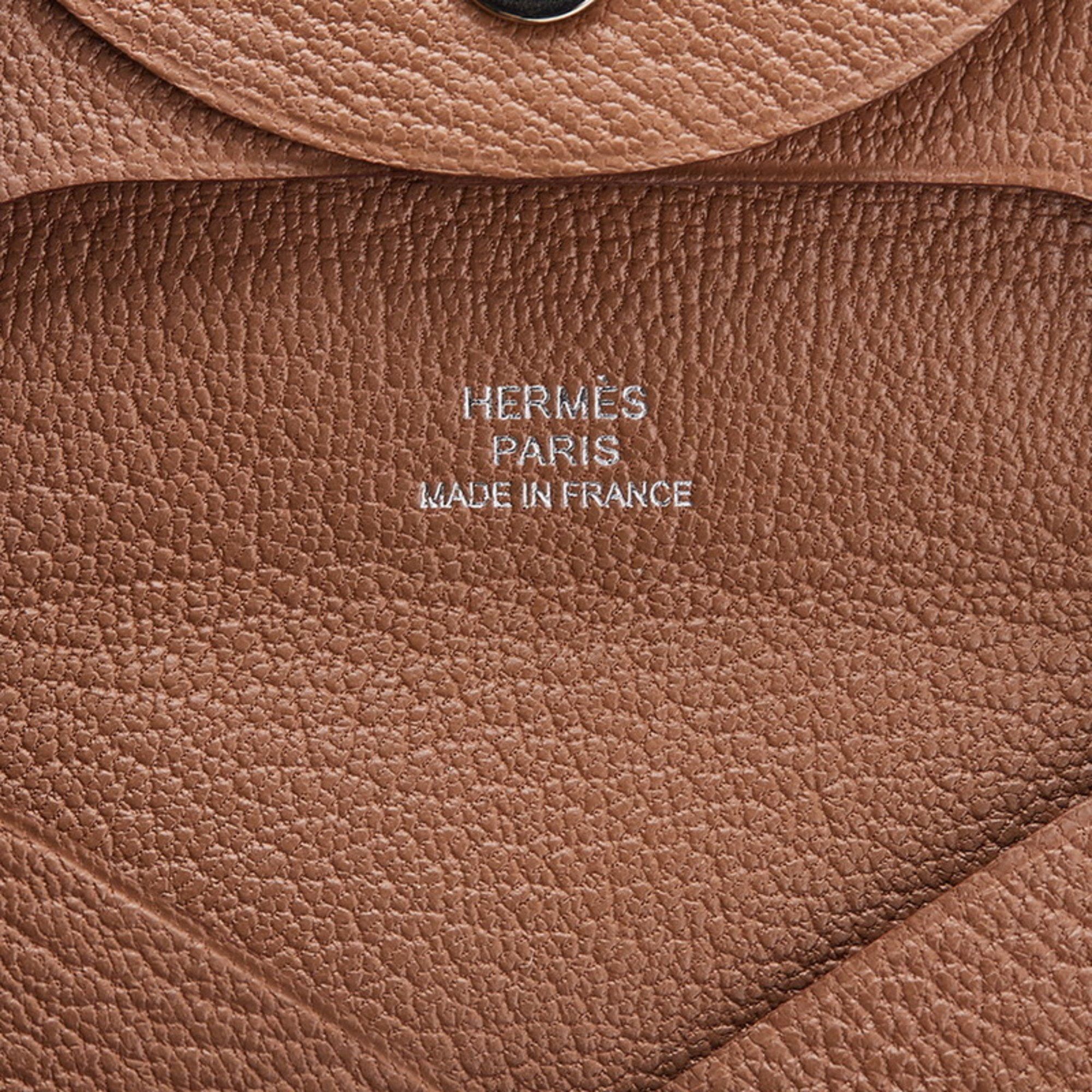 Hermes Hermès Bastia Wallet/Coin Purse, Quebraco Brown Chevre, Women's, HERMES Size ONE SIZE - 8 Thumbnail