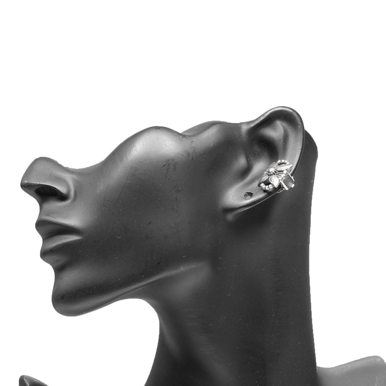 Other Other Georg Jensen Edelweiss Silver 925 Earrings Metal Earrings DUTY FREE for USA Size ONE SIZE - 2 Thumbnail