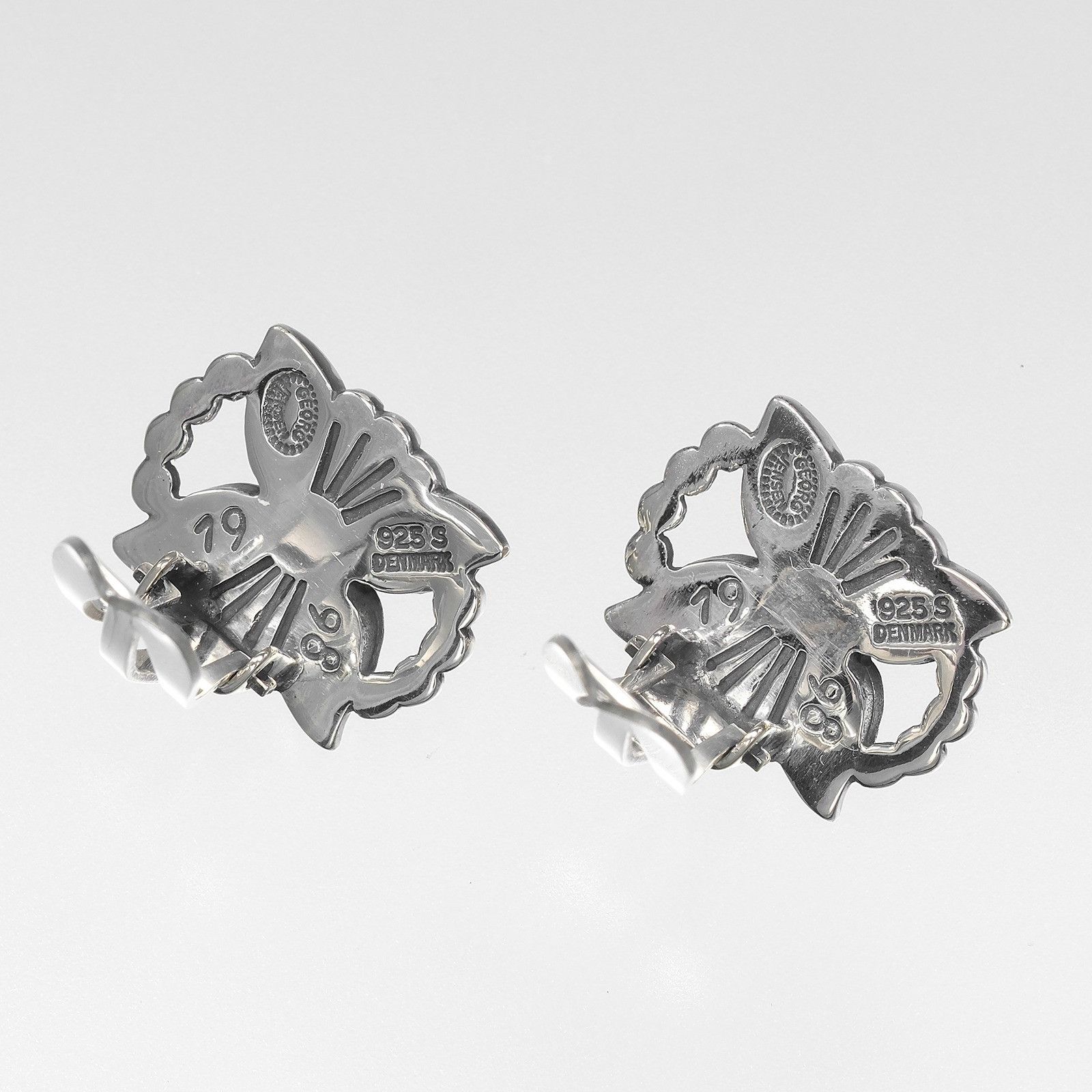 Other Other Georg Jensen Edelweiss Silver 925 Earrings Metal Earrings DUTY FREE for USA Size ONE SIZE - 4 Thumbnail