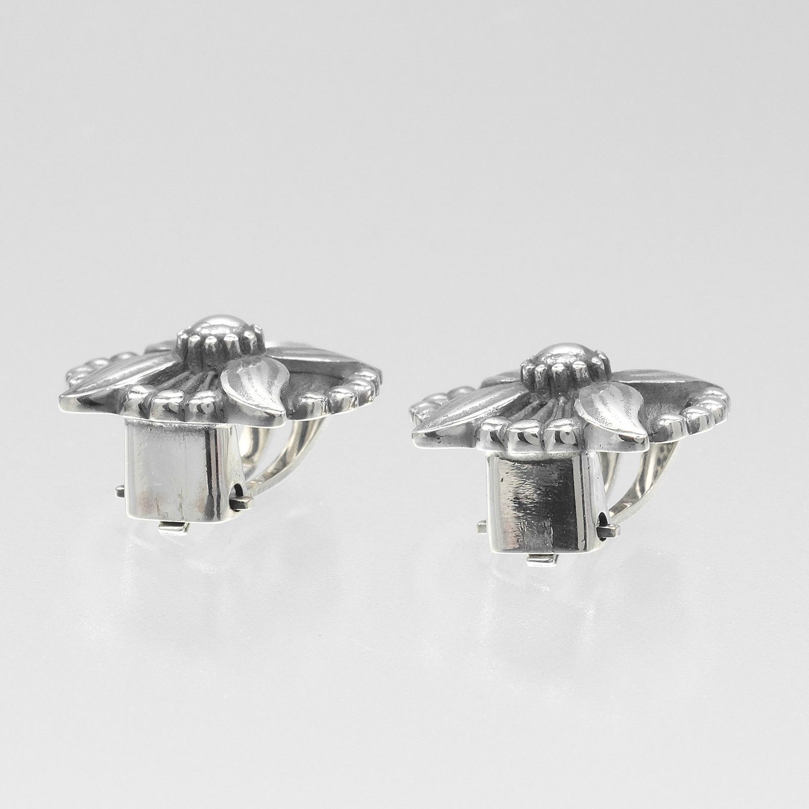 Other Other Georg Jensen Edelweiss Silver 925 Earrings Metal Earrings DUTY FREE for USA Size ONE SIZE - 5 Thumbnail