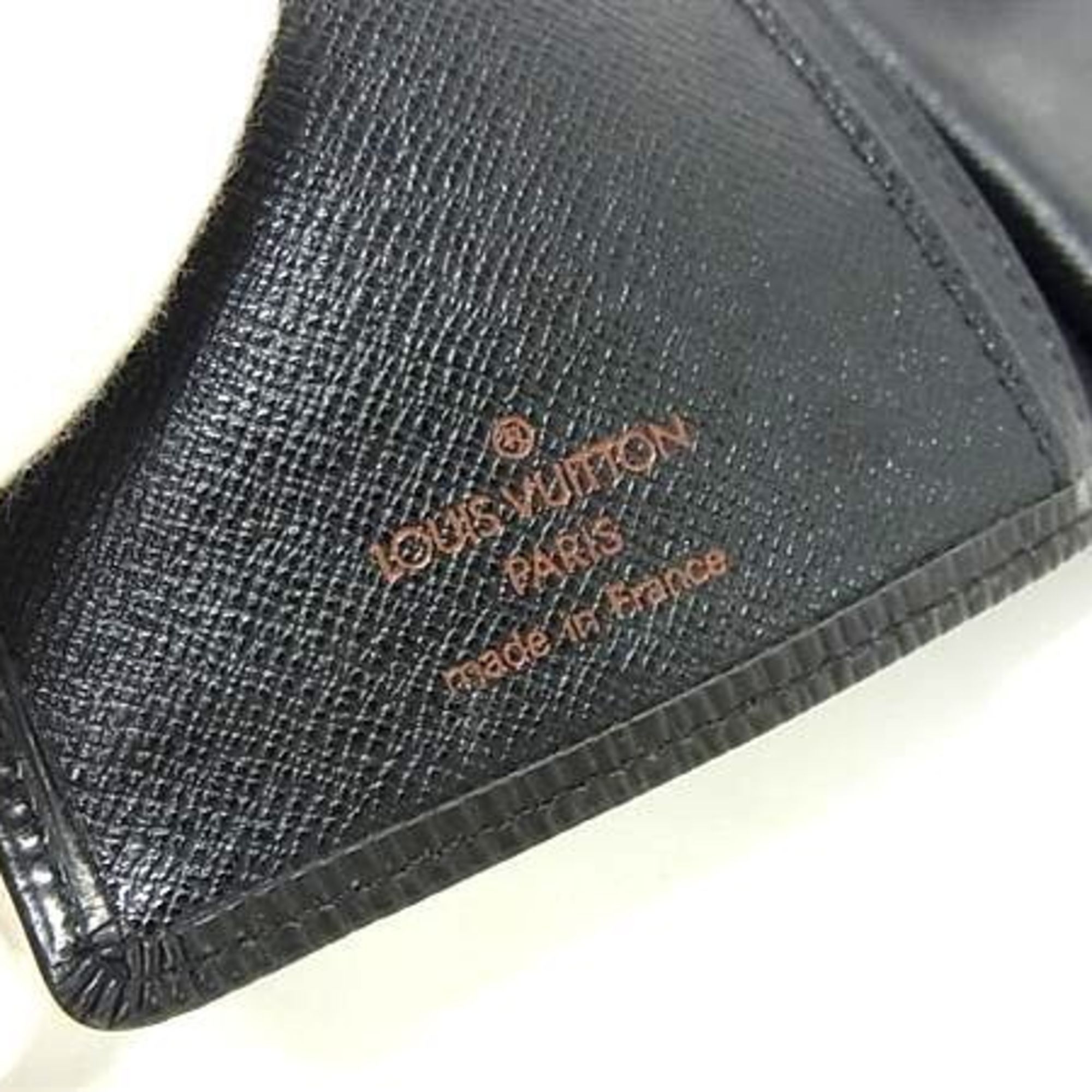 Louis Vuitton Louis Vuitton Continental Viennois Wallet M63252 Black Epi Leather Women's Bi-fold Long Size ONE SIZE - 2 Thumbnail