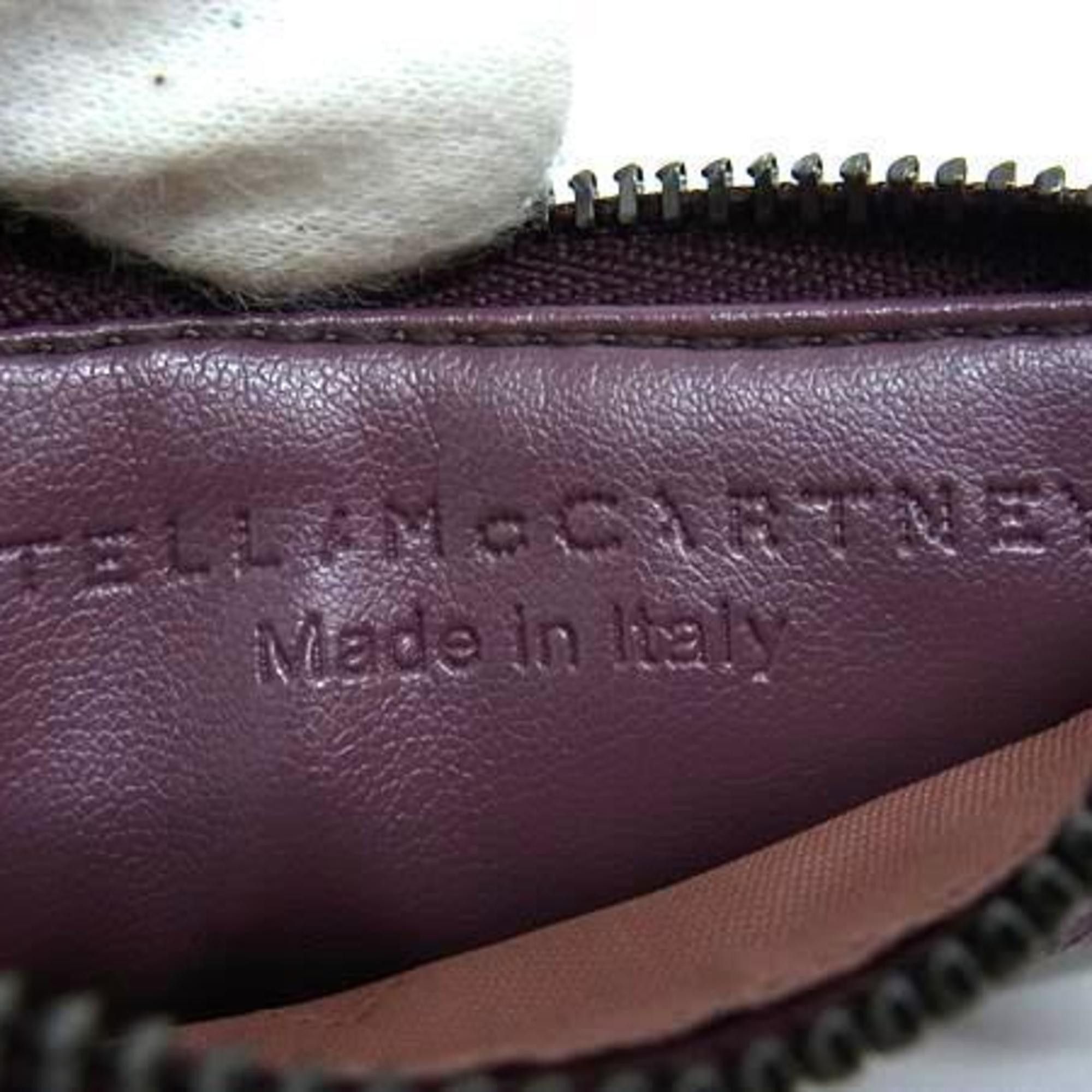 Stella McCartney STELLA McCARTNEY Falabella Fragment Case 422364, Purple Eco-Leather, Men's and Women's, Silver Business Card Size ONE SIZE - 2 Thumbnail