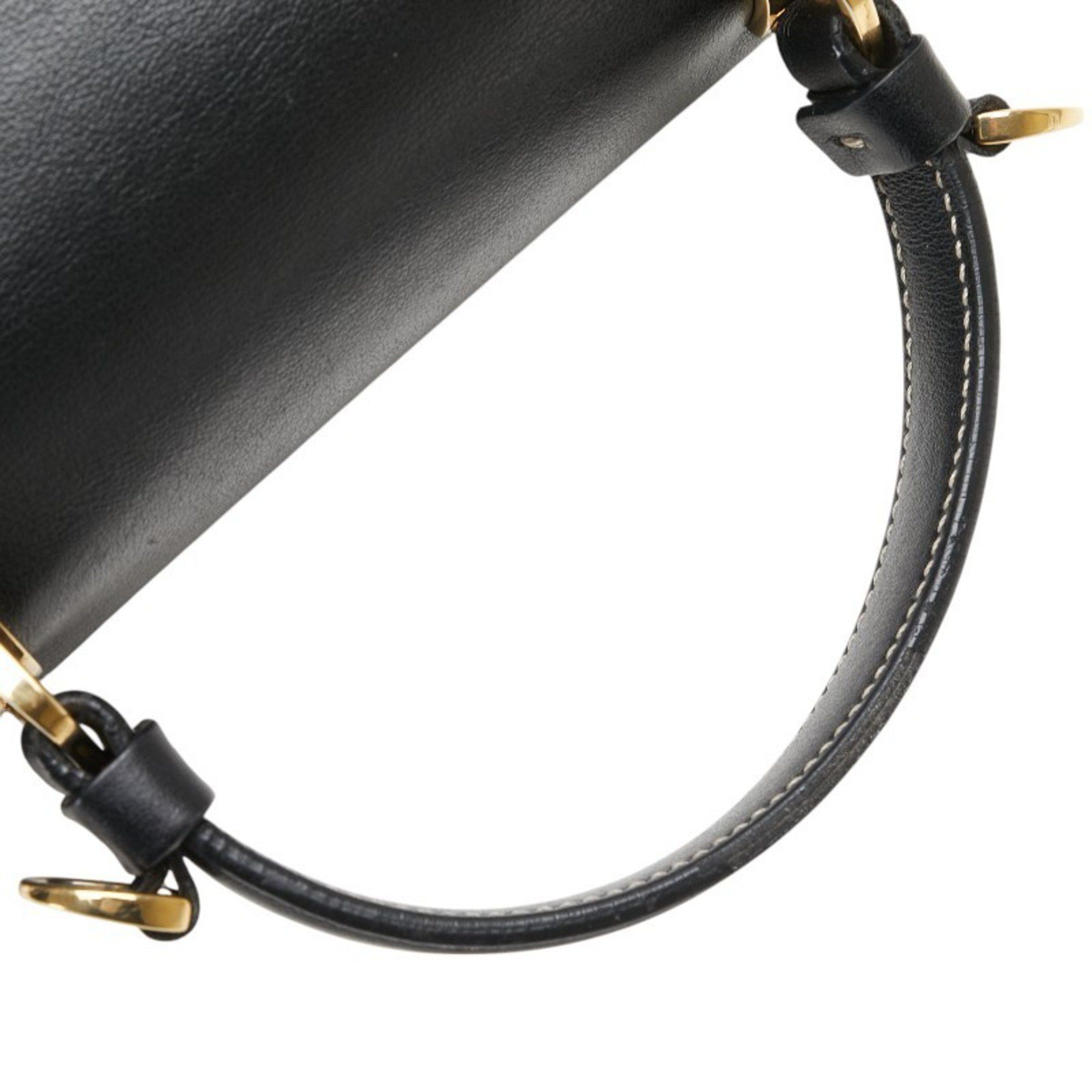 Tod's Tod's T Timeless Handbag/Shoulder Bag, 2-Way, Orange, Black, Beige, Leather, Women's, TOD'S Size ONE SIZE - 4 Thumbnail