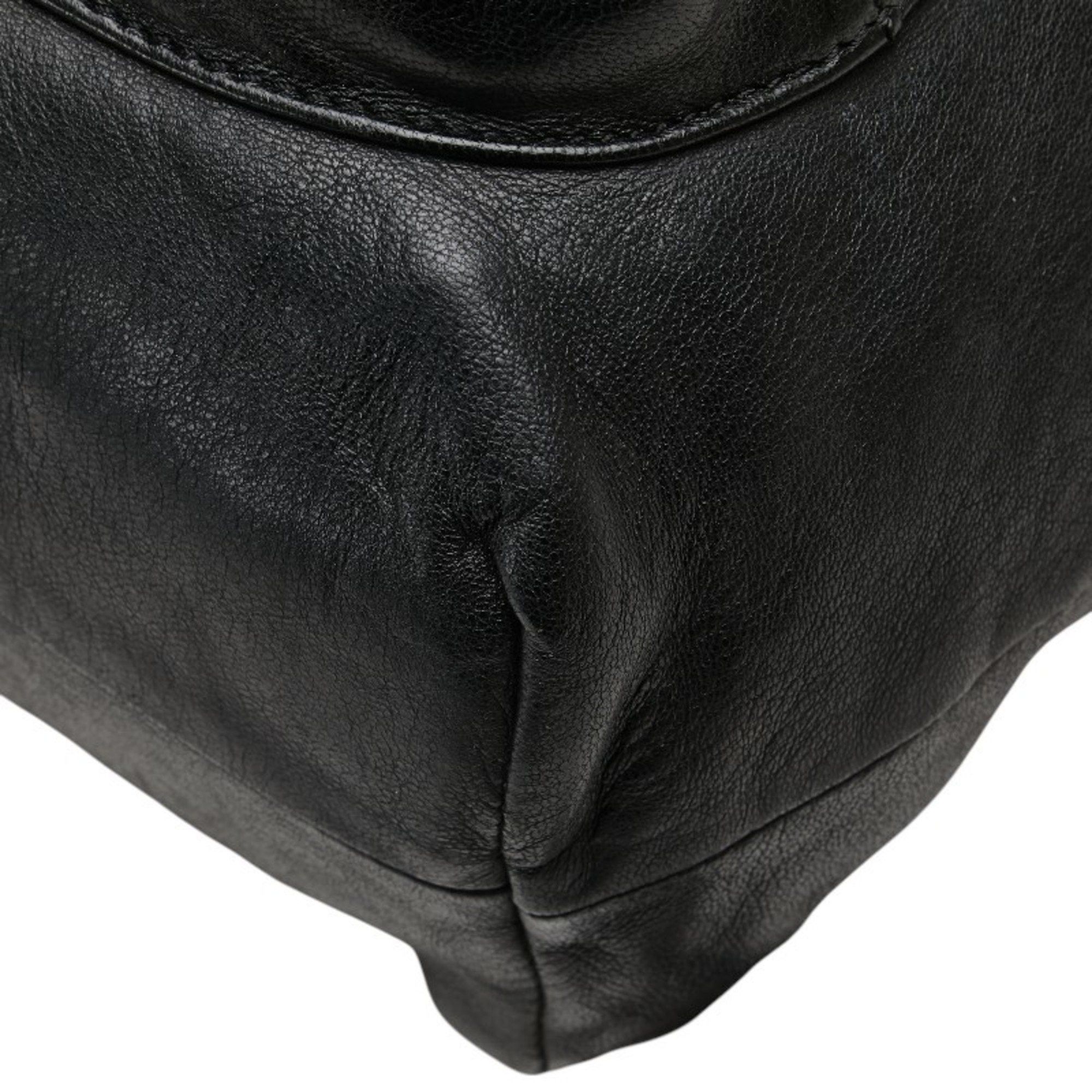 MCM MCM logo plate backpack in black leather for women Size ONE SIZE - 5 Thumbnail
