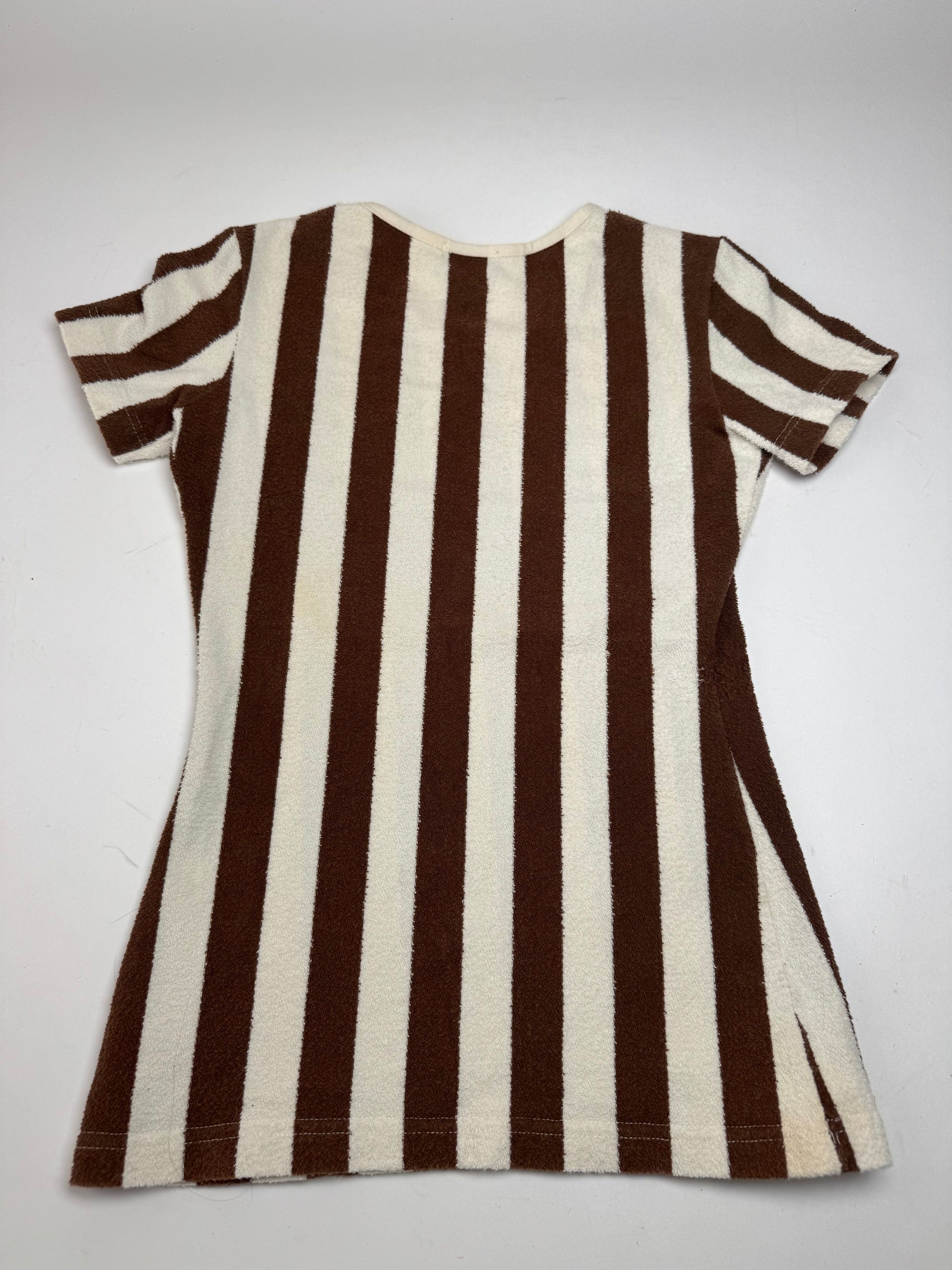 Fendi Vintage Roma Striped Shirt white brown 36/S Size S / US 4 / IT 40 - 12 Thumbnail