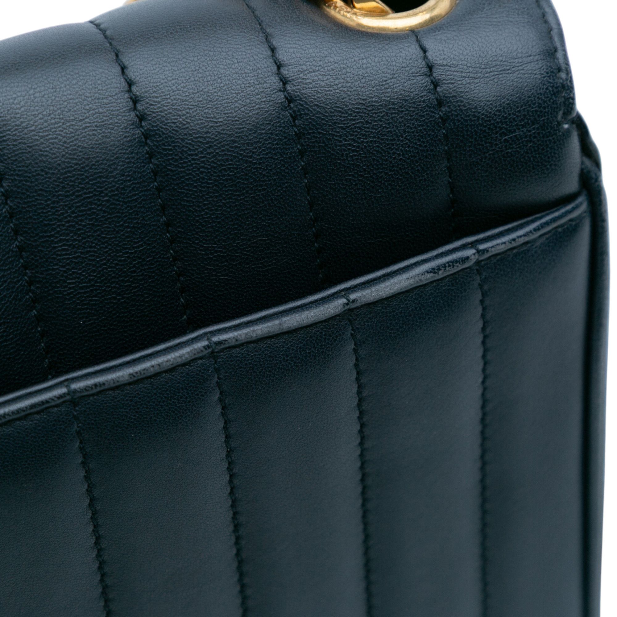 Yves Saint Laurent Yves Saint Laurent Medium Lambskin Monogram Vicky Chain Bag Size ONE SIZE - 8 Thumbnail