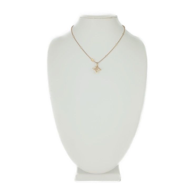 Louis Vuitton LOUIS VUITTON Collier LV Twiggy Pointed Flower Necklace M00980 Gold Metal Women's Size ONE SIZE - 8 Thumbnail