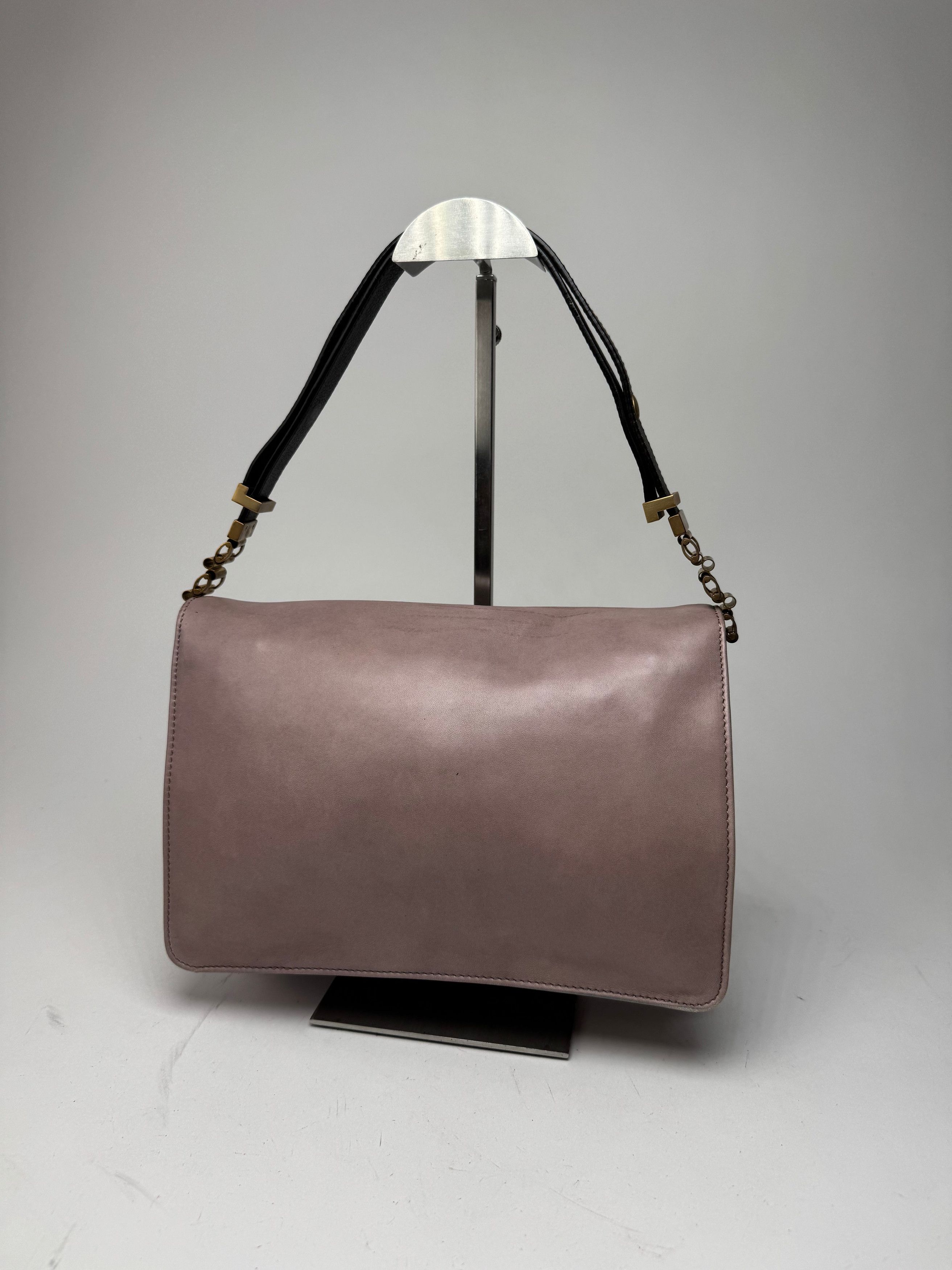 Marni Vintage Leather Bag purple Size ONE SIZE - 2 Thumbnail