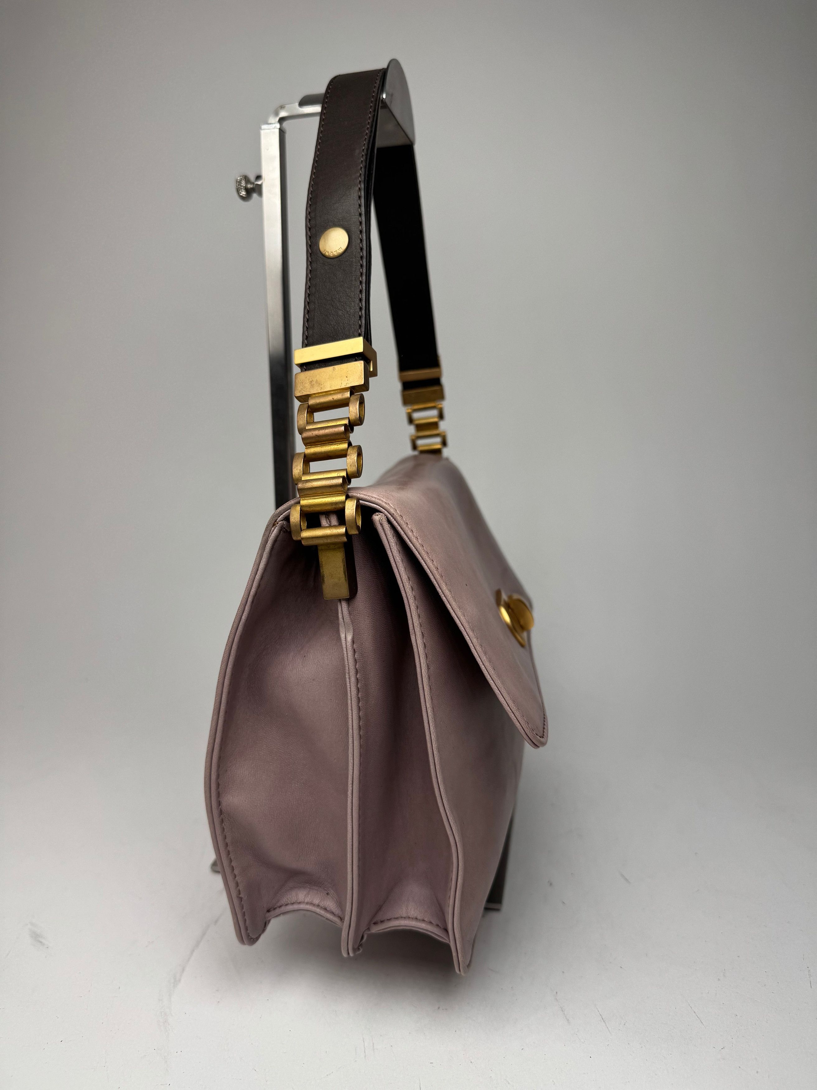 Marni Vintage Leather Bag purple Size ONE SIZE - 7 Thumbnail