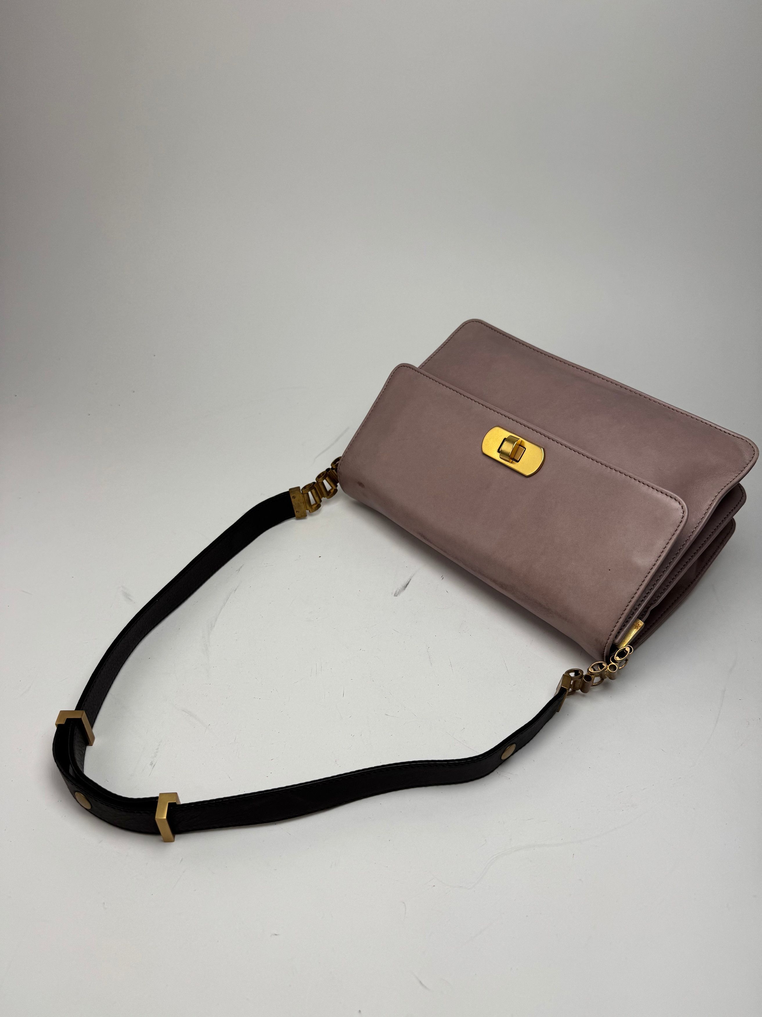 Marni Vintage Leather Bag purple Size ONE SIZE - 10 Thumbnail
