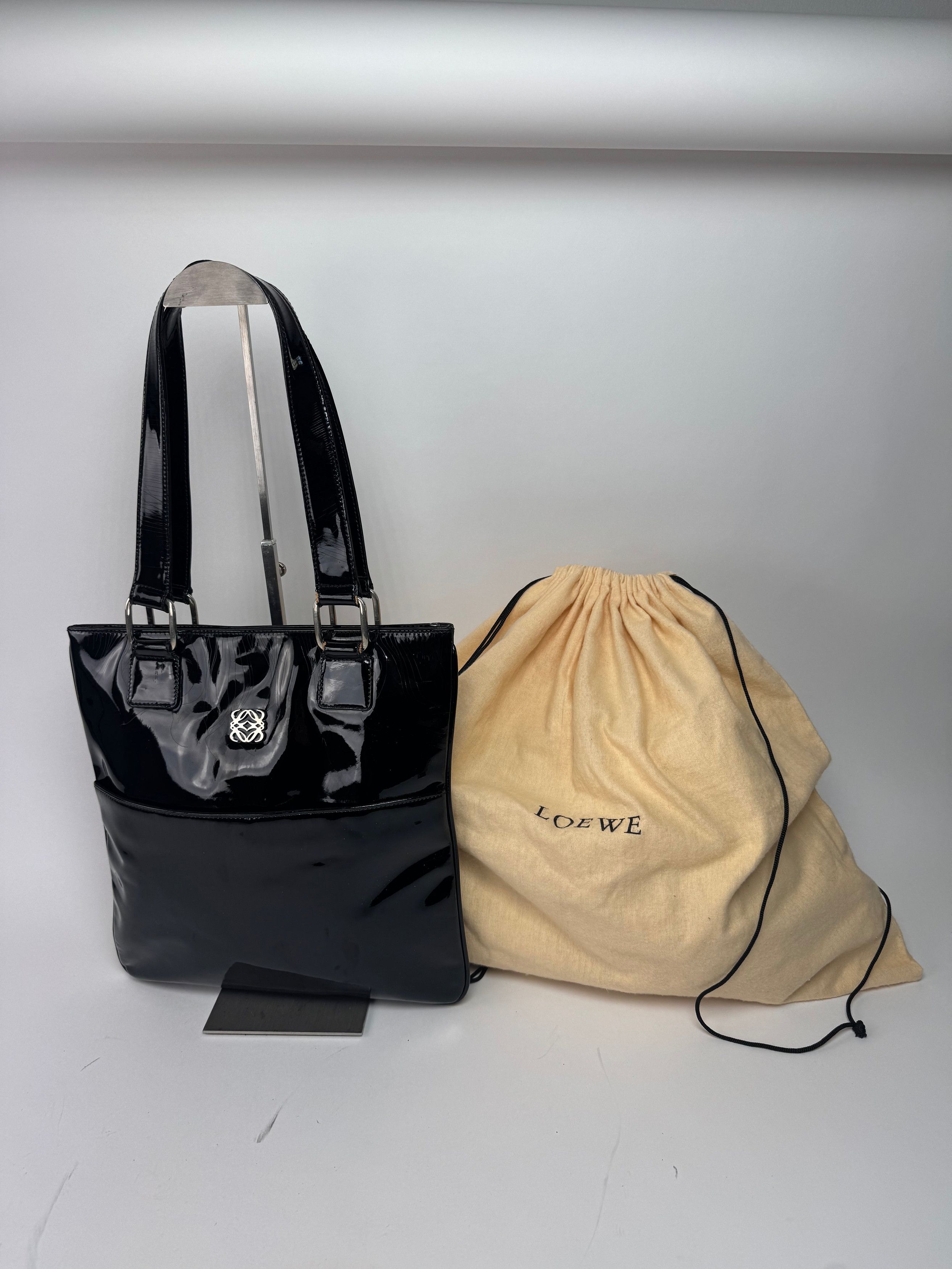 Loewe Vintage Patent Leather Madrid Bag black Size ONE SIZE - 6 Thumbnail