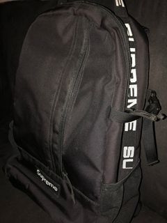 Supreme Backpack and Shoulder Bag Duo Black Pre-Owned (SS19)