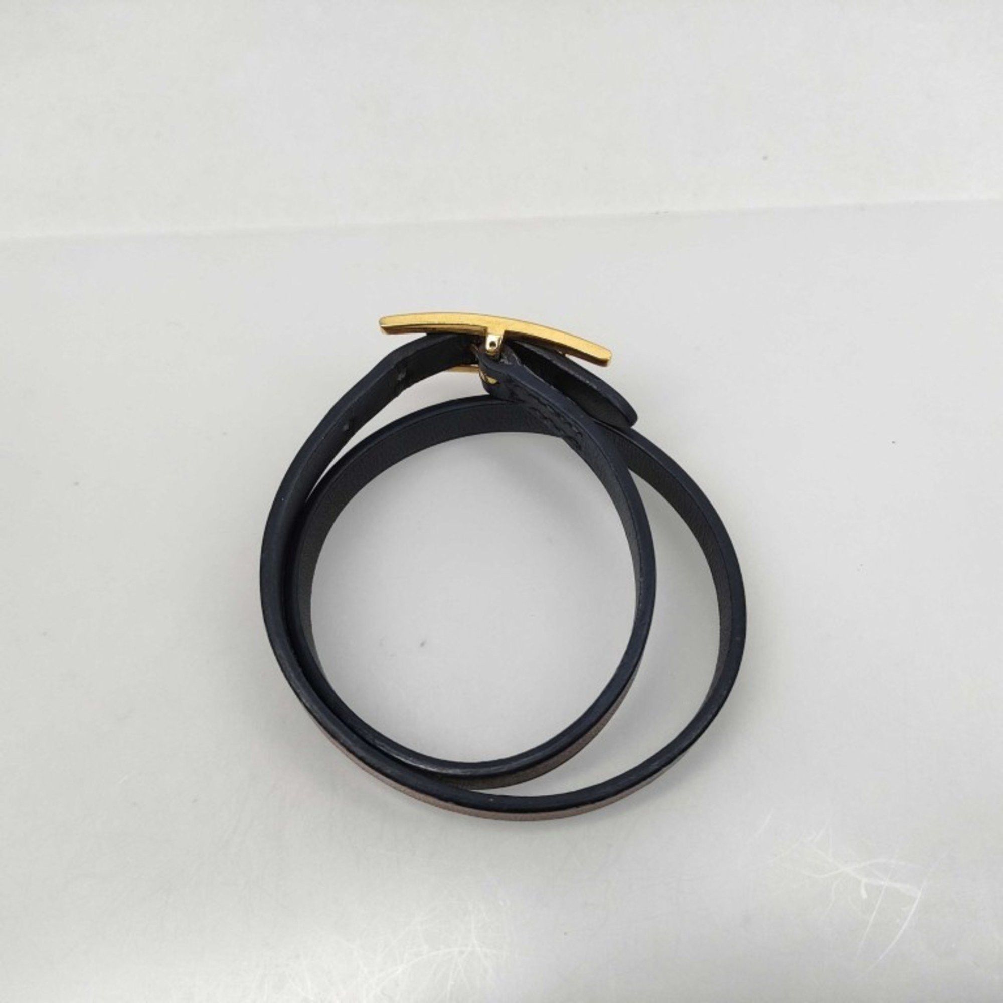 Hermes HERMES B-Api Brown Leather Double Tour Bracelet for Women Size ONE SIZE - 5 Thumbnail