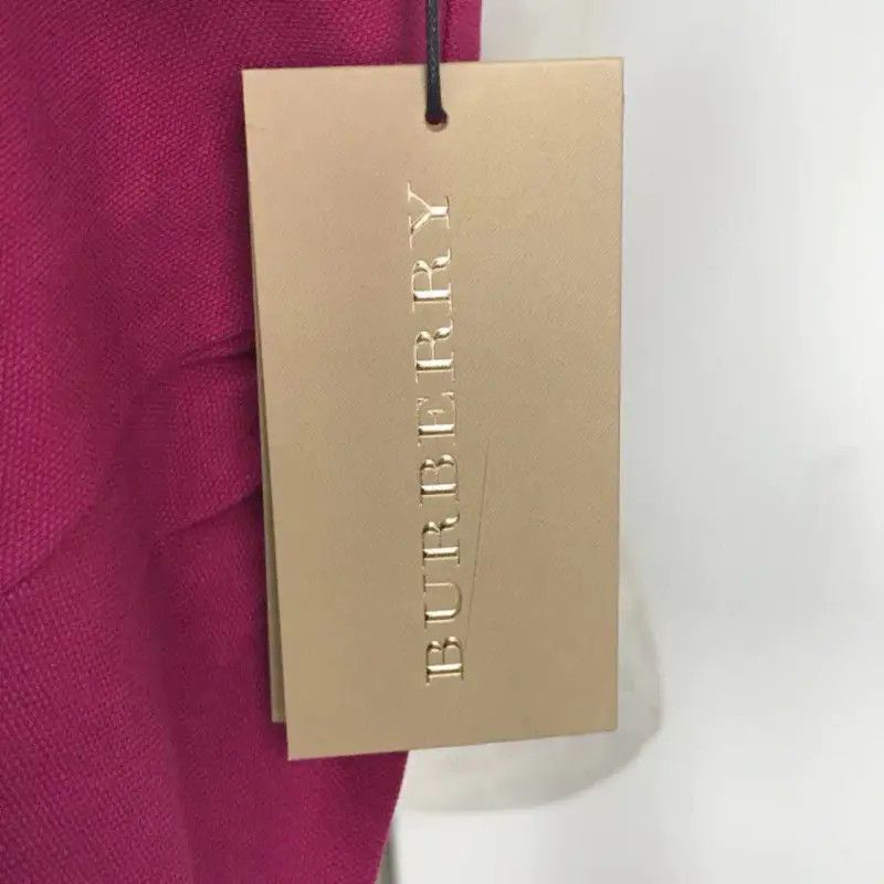 Burberry Burberry Summer Burgundy Short Sleeve Top Size S / US 4 / IT 40 - 4 Thumbnail