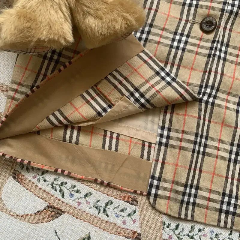 Burberry Burberry Women's Khaki Cotton Midi Skirt Size 23" - 3 Thumbnail