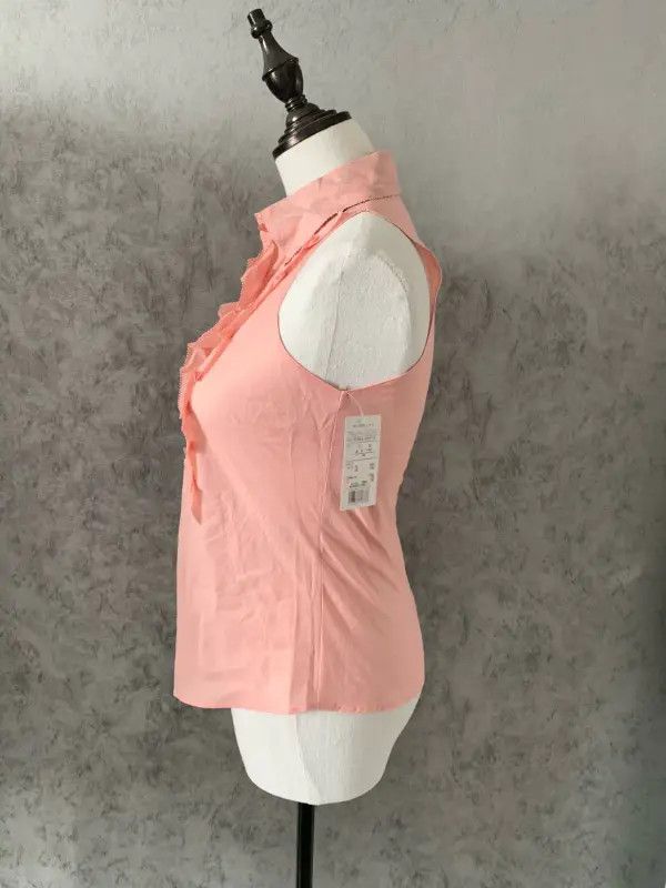 Burberry Burberry Pink Sleeveless Cotton Blend Top Size S / US 4 / IT 40 - 3 Thumbnail