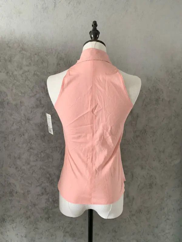 Burberry Burberry Pink Sleeveless Cotton Blend Top Size S / US 4 / IT 40 - 4 Thumbnail