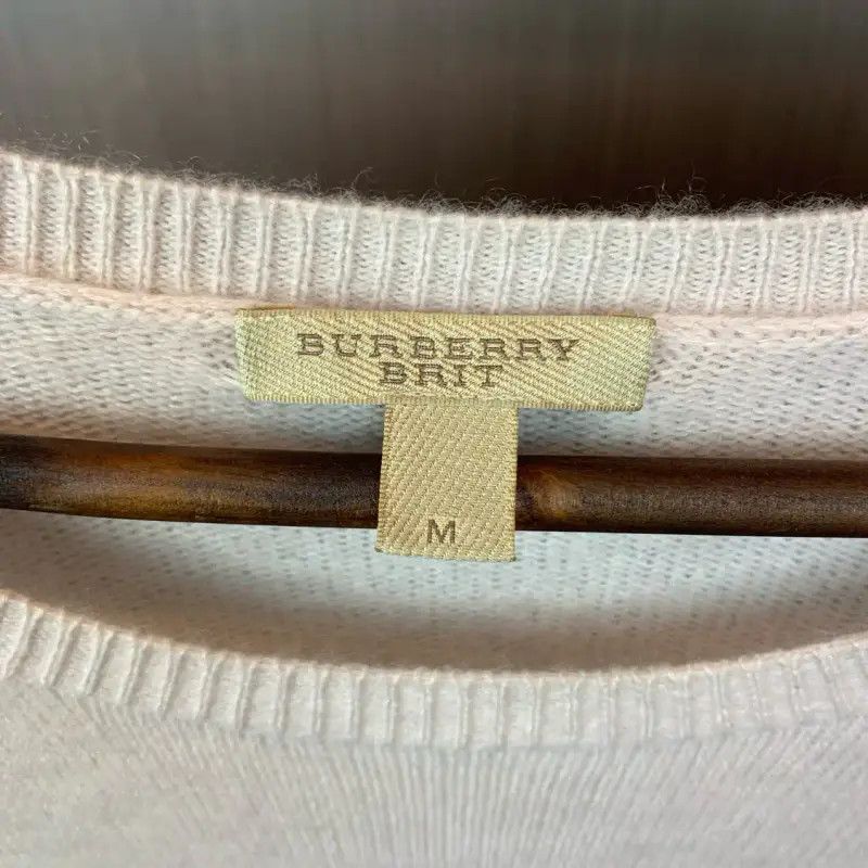Burberry Burberry Pink Cotton Logo Long Sleeve Top Size M / US 6-8 / IT 42-44 - 3 Thumbnail