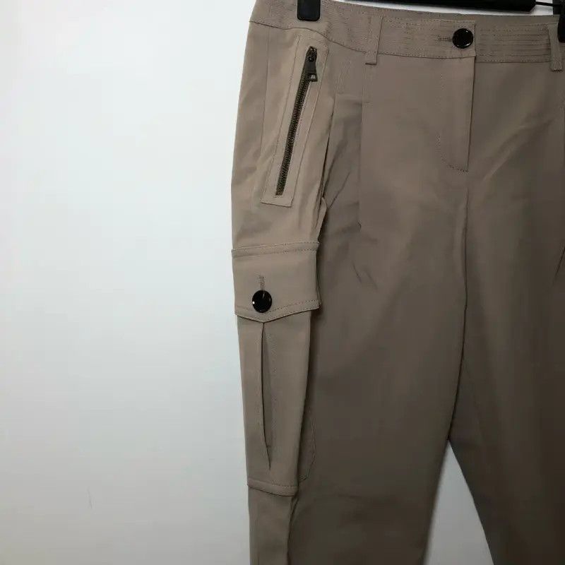 Burberry Burberry Khaki Women's Cotton Trousers Size 27" / US 4 / IT 40 - 3 Thumbnail