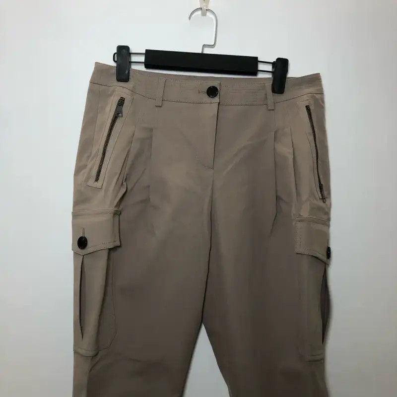 Burberry Burberry Khaki Women's Cotton Trousers Size 27" / US 4 / IT 40 - 2 Thumbnail