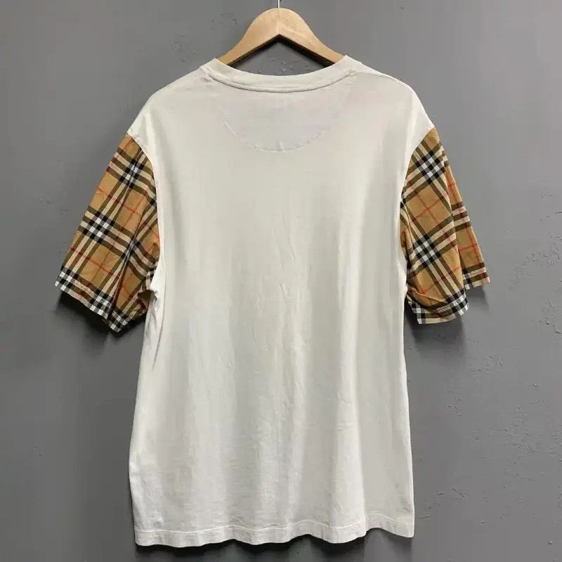 Burberry Burberry Women's White Cotton T-Shirt Size L / US 10 / IT 46 - 2 Thumbnail