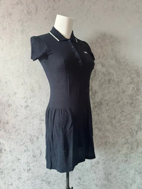 Burberry Burberry Black Cotton Short Sleeve Dress Size S / US 4 / IT 40 - 6 Thumbnail