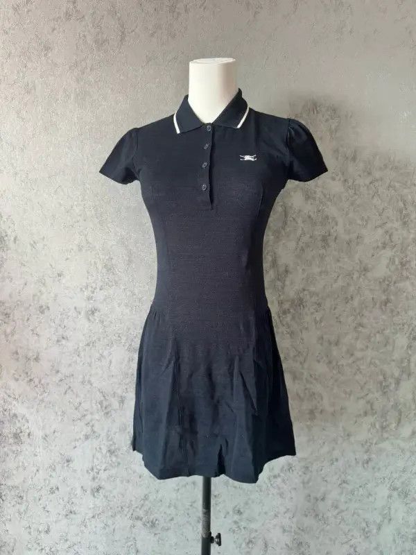 Burberry Burberry Black Cotton Short Sleeve Dress Size S / US 4 / IT 40 - 2 Thumbnail