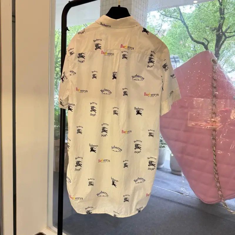 Burberry Burberry White Short Sleeve Women's Shirt Size M / US 6-8 / IT 42-44 - 2 Thumbnail