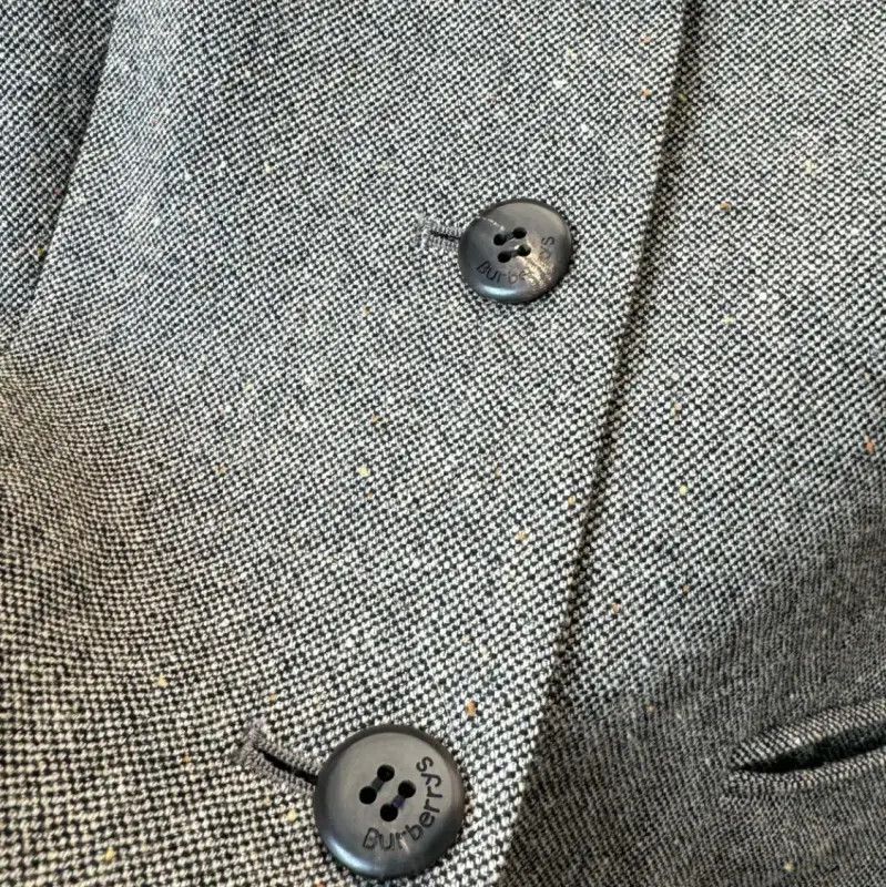 Burberry Burberry Gray Wool Women's Jacket Size ONE SIZE - 3 Thumbnail