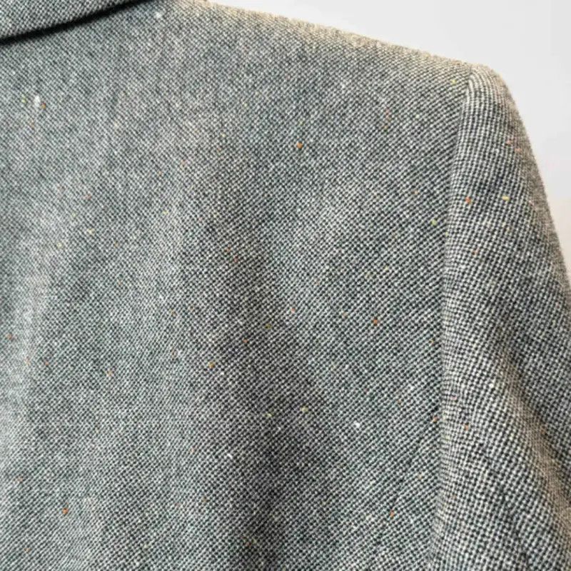 Burberry Burberry Gray Wool Women's Jacket Size ONE SIZE - 6 Thumbnail