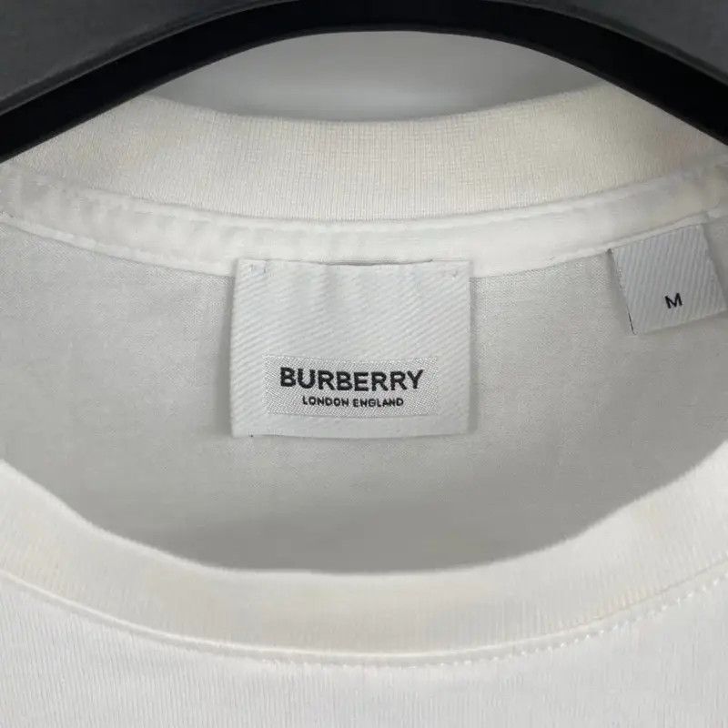 Burberry Burberry Women's Summer White Cotton T-Shirt Size M / US 6-8 / IT 42-44 - 3 Thumbnail
