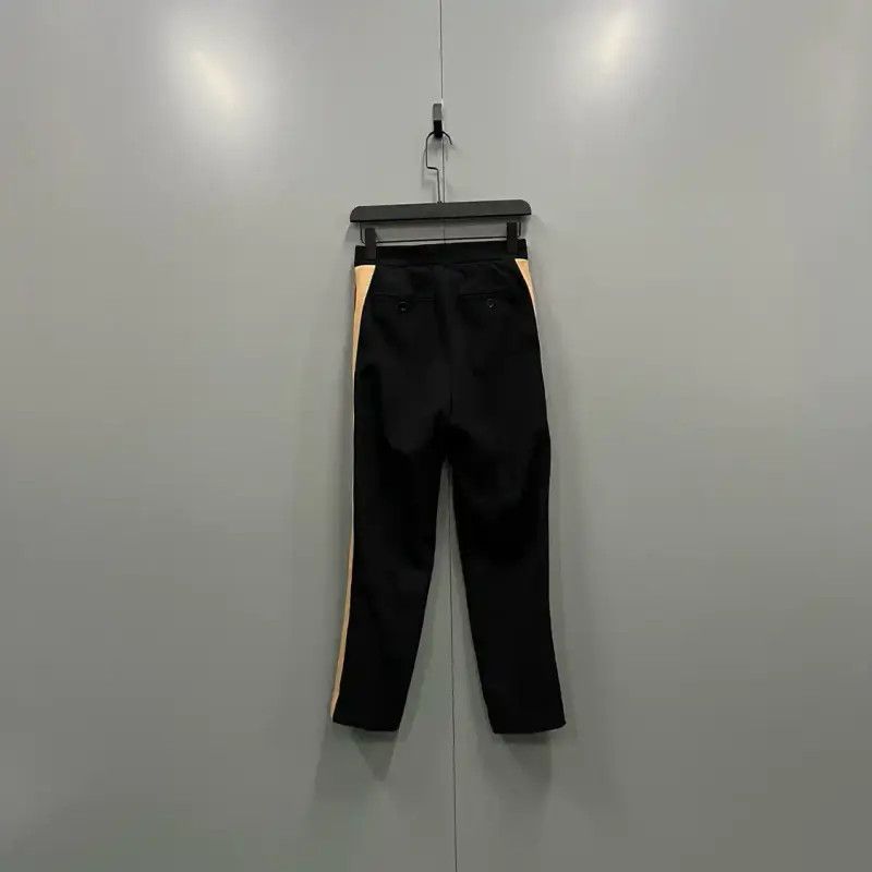 Burberry Burberry Black Striped Women's Casual Pants Size 28" / US 6 / IT 42 - 2 Thumbnail
