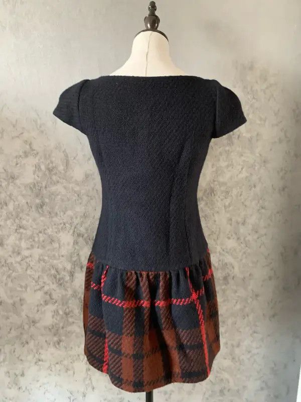 Burberry Burberry Colorblock Wool Short Sleeve Dress Size M / US 6-8 / IT 42-44 - 5 Thumbnail