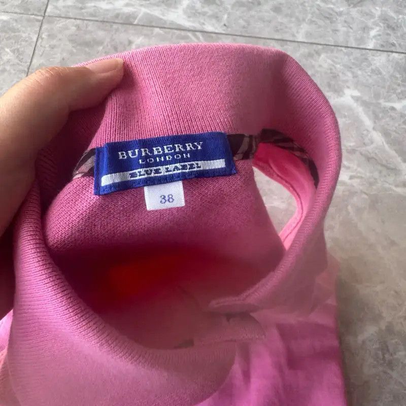 Burberry Burberry Pink Cotton Mid-Length T-Shirt Size M / US 6-8 / IT 42-44 - 8 Thumbnail