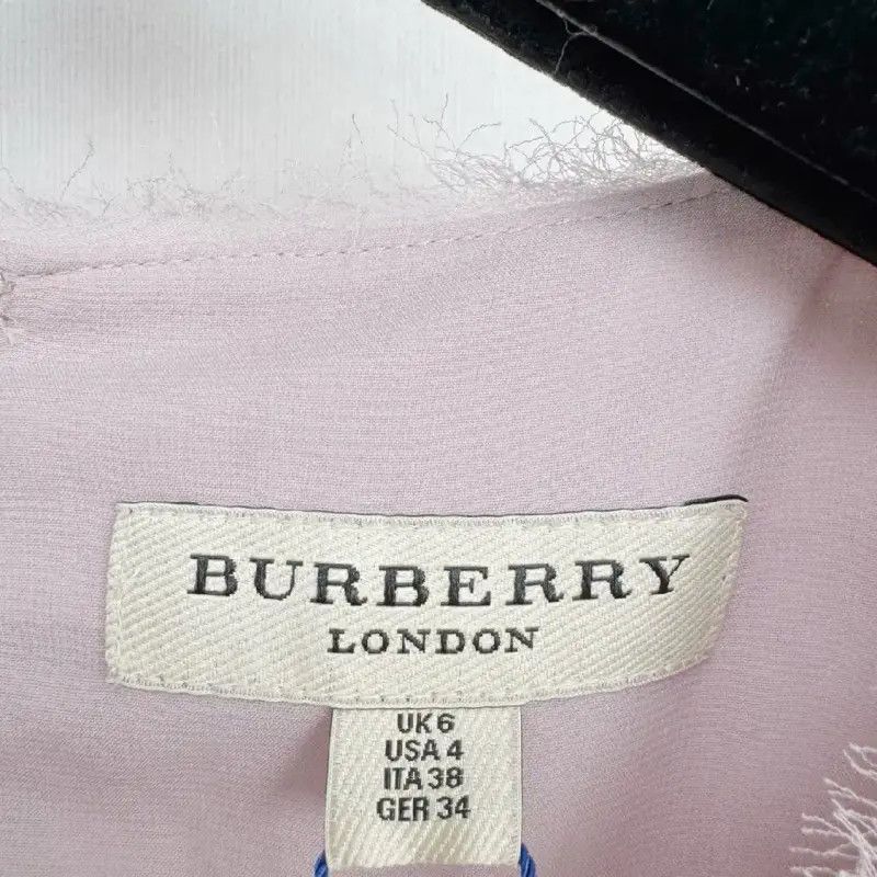 Burberry Burberry Summer XS Burgundy Short Sleeve Dress Size XS / US 0-2 / IT 36-38 - 3 Thumbnail
