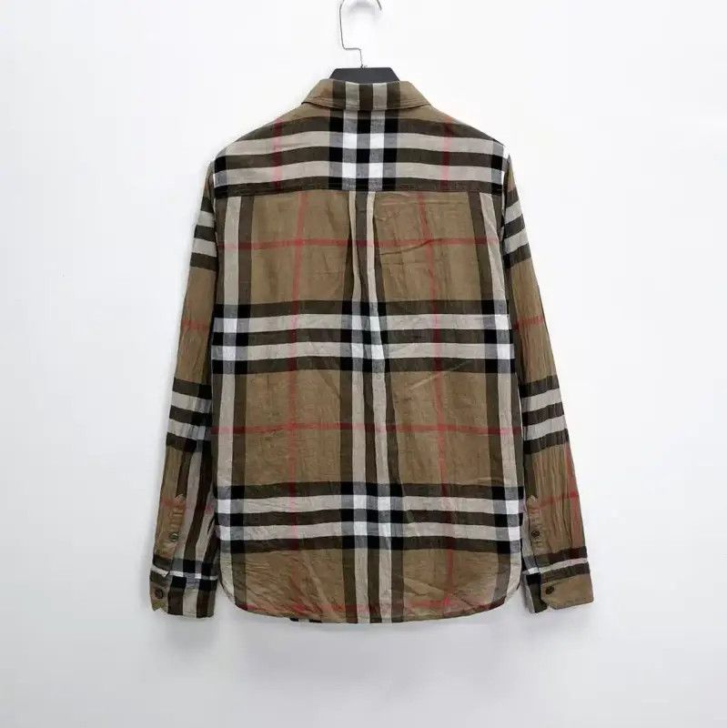 Burberry Burberry Khaki Long Sleeve Button-Up Shirt Size XS / US 0-2 / IT 36-38 - 2 Thumbnail