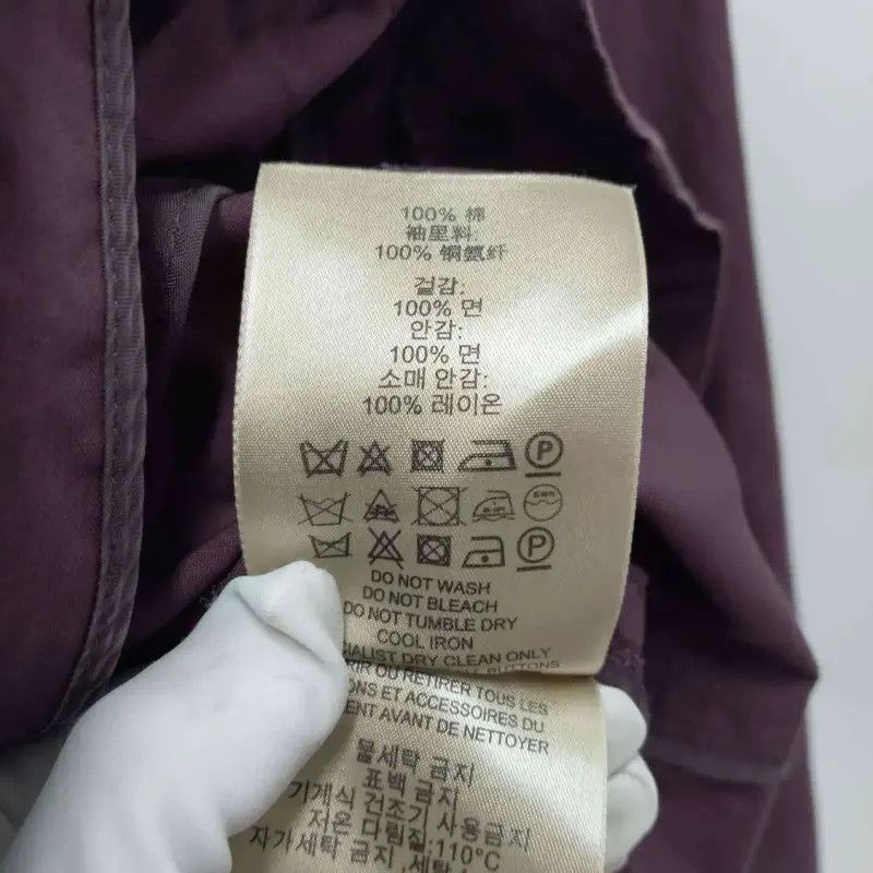 Burberry Burberry Purple Cotton Short Coat for Women Size S / US 4 / IT 40 - 6 Thumbnail