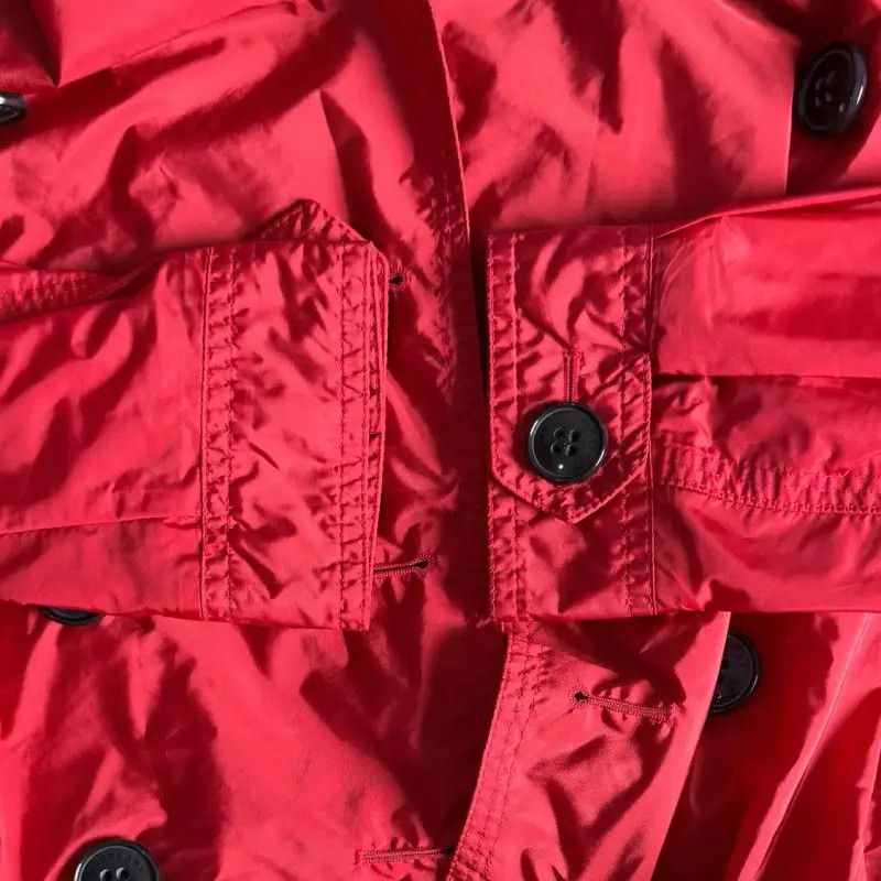 Burberry Burberry Red Cotton Women's Windbreaker Size ONE SIZE - 6 Thumbnail