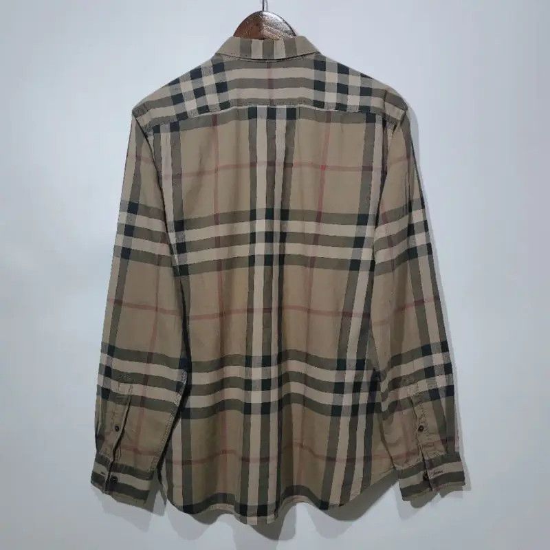 Burberry Burberry L Size Brown Green Check Shirt Size L / US 10 / IT 46 - 2 Thumbnail