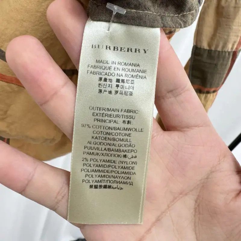 Burberry Burberry Brown Plaid Long Sleeve Shirt Size S / US 4 / IT 40 - 6 Thumbnail