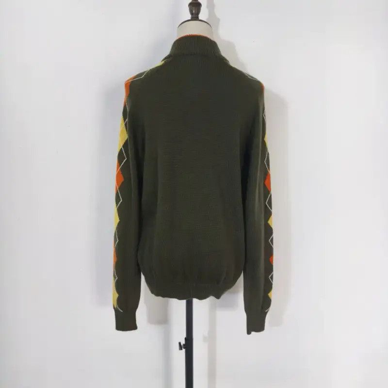 Burberry Burberry Green Wool Plaid Long Sleeve Knit Top Size M / US 6-8 / IT 42-44 - 4 Thumbnail