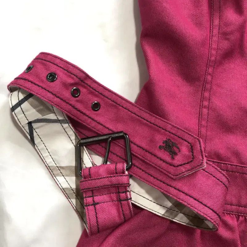 Burberry Burberry Hot Pink Cotton Dress for Women Size M / US 6-8 / IT 42-44 - 2 Thumbnail