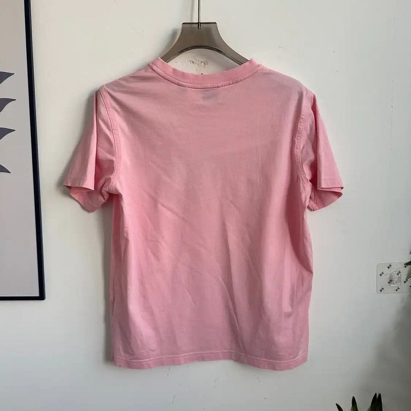 Burberry Burberry Pink Cotton Logo T-Shirt for Women Size S / US 4 / IT 40 - 2 Thumbnail