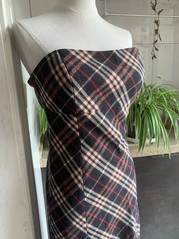 Burberry Burberry Colorblock Wool Blend Dress Size S Size S / US 4 / IT 40 - 2 Thumbnail