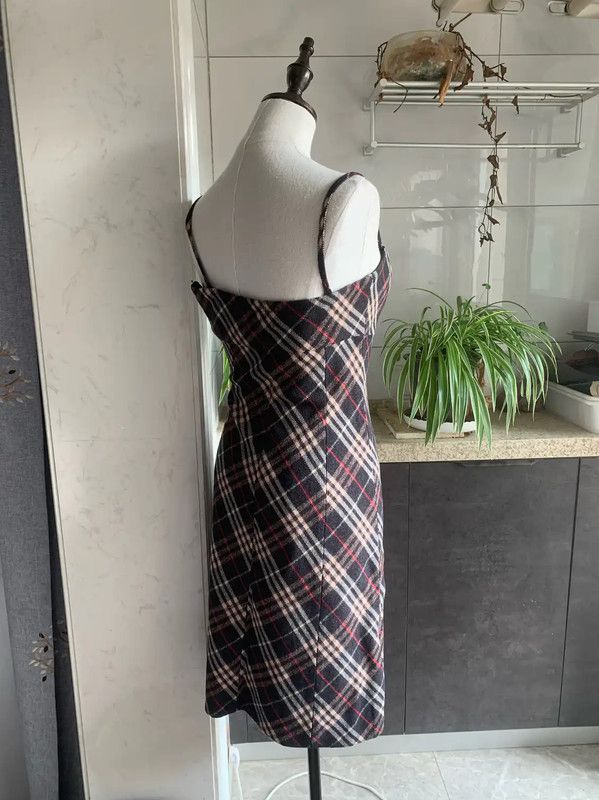 Burberry Burberry Colorblock Wool Blend Dress Size S Size S / US 4 / IT 40 - 7 Thumbnail