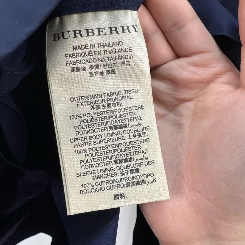 Burberry Burberry Double Breasted Short Trench Coat in Navy Size M / US 6-8 / IT 42-44 - 6 Thumbnail