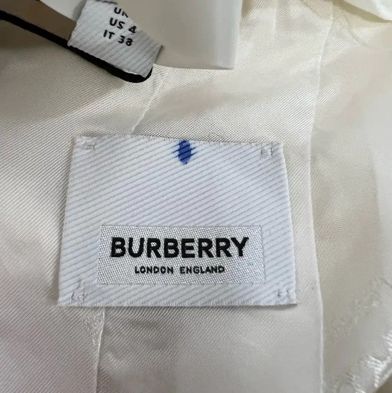 Burberry Burberry Summer White Cotton Casual Pants Size 36" / US 14 / IT 50 - 3 Thumbnail