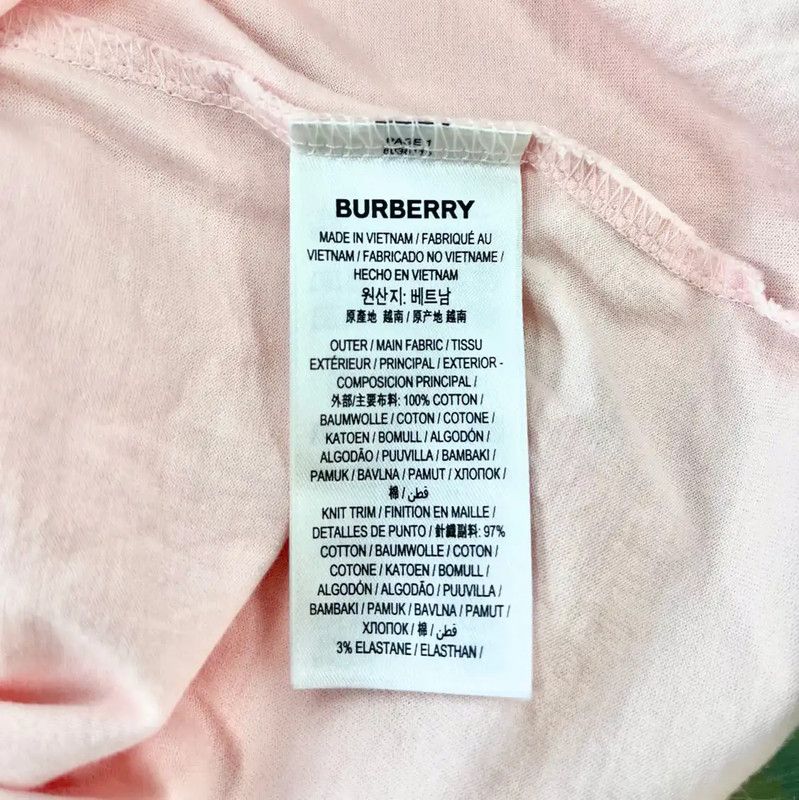 Burberry Burberry Pink Women's T-Shirt Size S Size S / US 4 / IT 40 - 4 Thumbnail