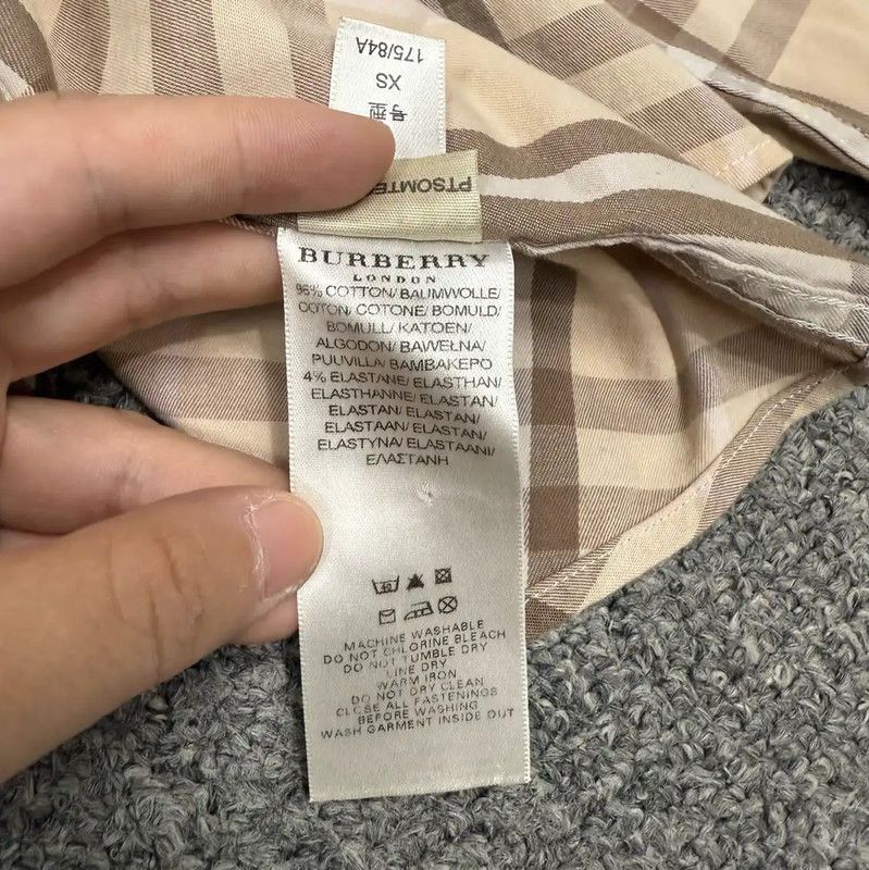 Burberry Burberry Color-Block Cotton Women's Shirt Size XS / US 0-2 / IT 36-38 - 4 Thumbnail