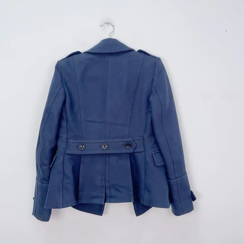 Burberry Burberry Women's Blue Cotton Trench Coat Size XS / US 0-2 / IT 36-38 - 2 Thumbnail